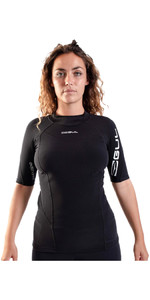 2022 Gul Womens Evotherm Thermal Short Sleeve Top Ev0052-B9 - Black