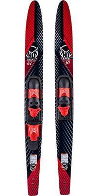 2022 HO Sports Excel Combo HS / RTS Waterskis 2211001 - Red