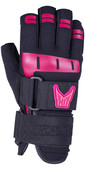 2022 HO Sports Womens World Cup 3/4 Wakeboarding Gloves 8620503 - Black / Pink
