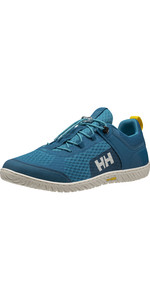 2022 Helly Hansen HP Foil V2 Sailing Shoes 11708 - Teal / Caribbean Sea