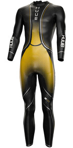 2022 Huub Mens Agilis Ali Gold 3.5 Triathlon Wetsuit FRE35H - Black / Gold