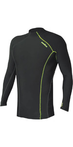2022 Nookie Mens Softcore Long Sleeve Base Layer TH50 - Black / Lime