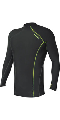 2023 Nookie Mens Softcore Long Sleeve Base Layer TH50 - Black / Lime