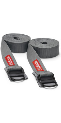 2024 Northcore D-Ring 5M Roof Rack Straps / Tie Downs NOCO22B - Grey