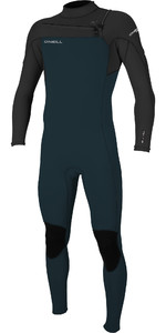 2022 O'Neill Mens Hammer 3/2mm Chest Zip Wetsuit 4926 - Slate / Black