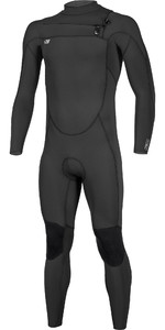2022 O'Neill Mens Ninja 3/2mm Chest Zip Wetsuit 5469 - Black