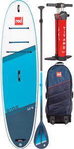 2022 Red Paddle Co 10'6 Ride Stand Up Paddle Board, Bag, Pump, Paddle & Leash - Hybrid Tough Package