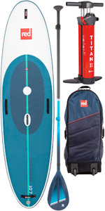 2022 Red Paddle Co 10'7 Windsurf Stand Up Paddle Board, Bag, Pump, Paddle & Leash - Hybrid Tough Package