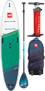 2022 Red Paddle Co 12'6 Voyager Stand Up Paddle Board, Bag, Pump, Paddle & Leash - Hybrid Tough Package