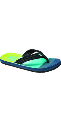 2022 Reef Kids Ahi Flip Flops RF0A3VBLAGN - Aqua / Green