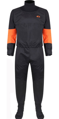 2022 Typhoon Roan Hinge Zip Drysuit 100184 - Orange / Graphite