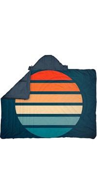 2023 Voited Core Recycled Ripstop Travel Blanket V21UN02BLPBT - Sunset Stripes