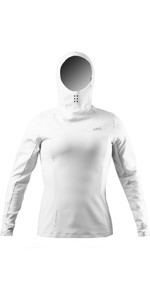 2022 Zhik Womens Motion Long Sleeve Hooded Top ATP-0100-W-PLT - Platinum