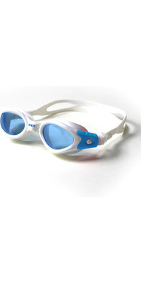 2023 Zone3 Apollo Swim Goggles SA19GOGAP106 - White / Blue