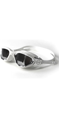 2023 Zone3 Vapour Swim Goggles SA18GOGVA102 - White / Silver
