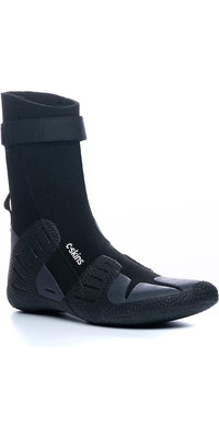 2024 C-Skins Session 7mm Round Toe Wetsuit Boots C-BOSE7RT - Black / Charcoal