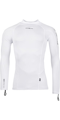 2024 Gul Mens UV Protection Long Sleeve Rashguard RG0339/B9 - White