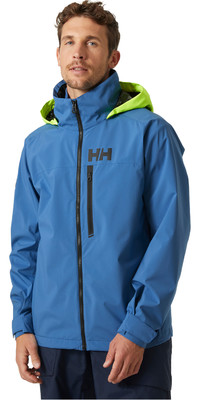 2023 Helly Hansen Mens HP Racing Hooded Sailing Jacket 34376 - Azurite