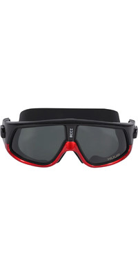 2023 Huub Ryft Open Water Swim Mask Goggles A2-RYFT - Black / Red / Dark Smoke