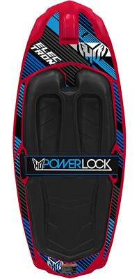 2024 HO Sports Electron Kneeboard with Powerlock Strap H23ELEC - Black / Red / Blue