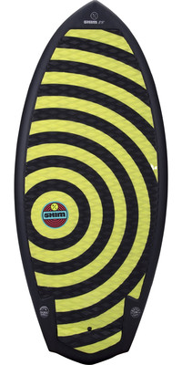 2024 Hyperlite Shim 4'7 Wakesurf Board H23SH - Black / Yellow