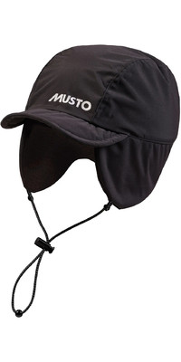 2024 Musto Mens MPX Fleece Lined Waterproof Cap 82268 - Black
