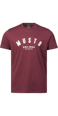 2023 Musto Mens Marina Short Sleeve Tee 82513 - Windsor Wine