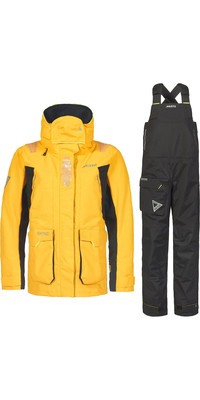 2023 Musto Womens BR2 Offshore Sailing Jacket & Trouser 2.0 Combi Set 4054182085 - Yellow / Black