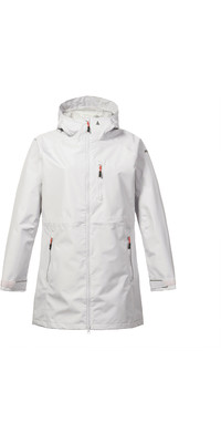2023 Musto Womens Sardina Long Rain Jacket 82454 - Grey Fog