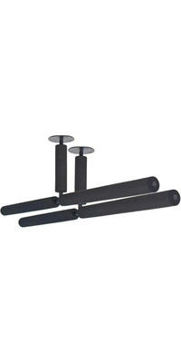2023 Northcore Double Ceiling Board Storage Rack NOCO144 - Black