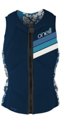 2024 O'Neill Womens Slasher Comp Impact Vest 4938EU - French Navy / Christina