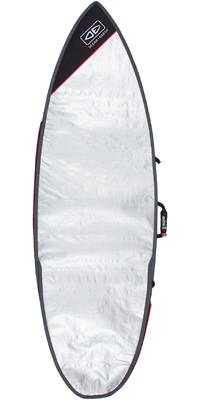 2023 Ocean and Earth Compact Day Short Board Cover OESCSB13 - Black / Red