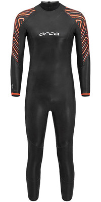 2023 Orca Mens Zeal Thermal Back Zip Open Water Swim Wetsuit NN2T0601 - Black