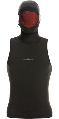 2023 Quiksilver Mens Marathon Sessions 2mm Hooded Neoprene Vest EQYW003005 - Black