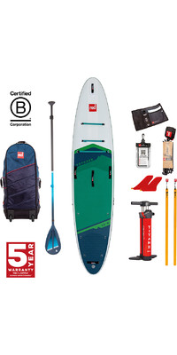 2023 Red Paddle Co 12'6'' Voyager MSL Stand Up Paddle Board, Bag, Pump, Paddle & Leash Tough Package 001-012-002-0078 - Green