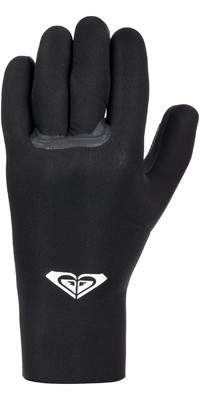 2024 Roxy Womens Swell Series+ 3mm Wetsuit Gloves ERJHN03247 - True Black