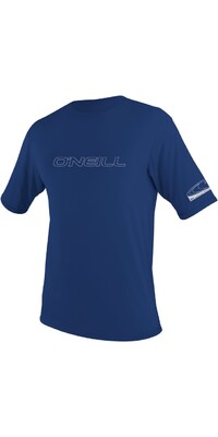 2024 O'Neill Mens Basic Skins Short Sleeve Sun Shirt 3402 - Navy