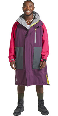 2024 Red Paddle Co Recovered EVO Pro Long Sleeve Change Robe / Poncho 002-009-006 - Burgundy / Pink