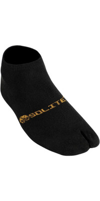 2024 Solite Knit Split Toe Heat Booster Socks 18010 - Black