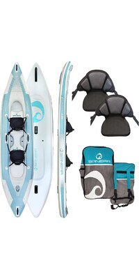 2024 Spinera Adriatic 430 DLUL - 2 person Kayak w / Bag, 2 Fins, 2 Kayak Seats SP-K-ADR-430