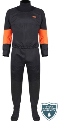 2024 Typhoon Roan Hinge Zip Drysuit 100184 - Orange / Graphite