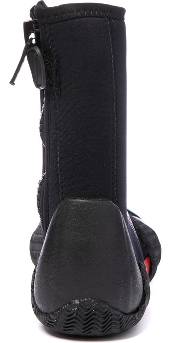 2019 Gul Junior Power 5mm Round Toe Zipped Boots BO1307-B2 - Black / Red