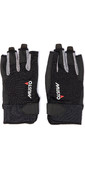 2022 Musto Essential Sailing Short Finger Gloves AUGL003 - Black