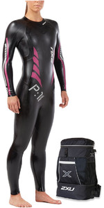triathlon womens wetsuit 2xu propel pink transition peacock pack