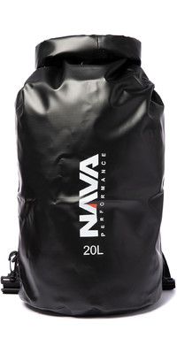 2023 Nava Performance 20L Drybag With Backpack Straps NAVA002 - Black