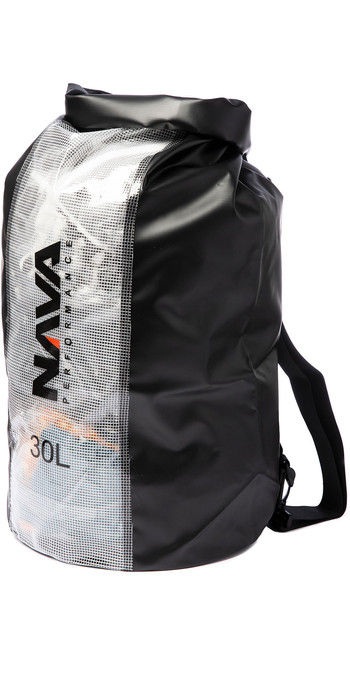 2021 Nava Performance 30L Drybag With Backpack Straps NAVA004 - Black