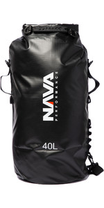 2021 Nava Performance 40L Drybag With Backpack Straps NAVA005 - Black