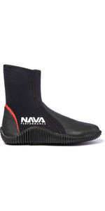2021 Nava Performance 5mm Neoprene Zipped Boots NAVABT02 - Black