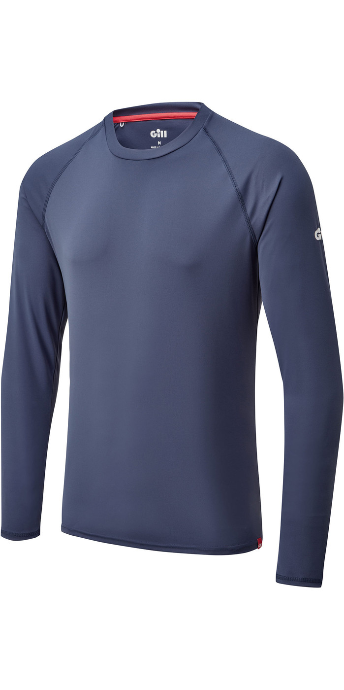 2021 Gill Mens Long Sleeve UV Tec Tee UV011 Ocean Sailing Sailing Yacht Wetsuit Outlet