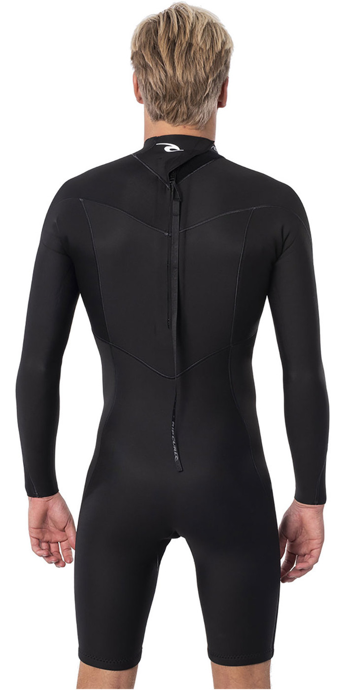 2021 Rip Curl Mens Dawn Patrol 2mm Back Zip Long Sleeve Shorty Wetsuit